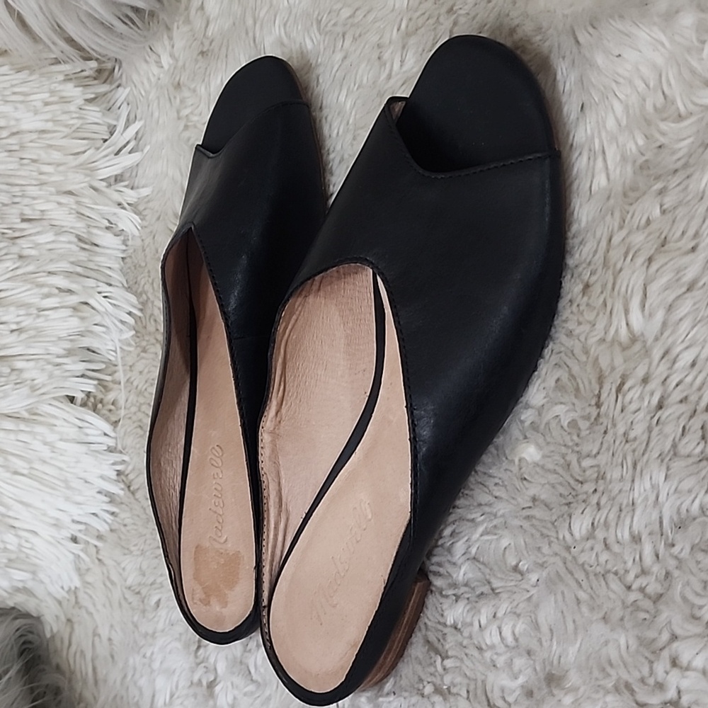 Madewell Black Leather Women's Shoes - Picture 3 of 8